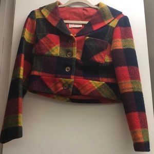 Vintage Wool Cropped Jacket